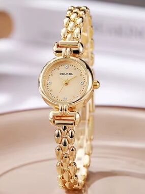 Gold-Tone Women's Bracelet Watch